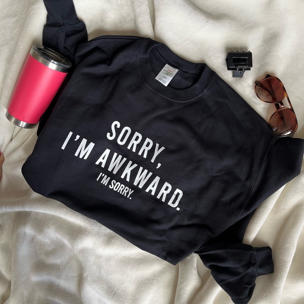 Awkward crewneck sweatshirt😍